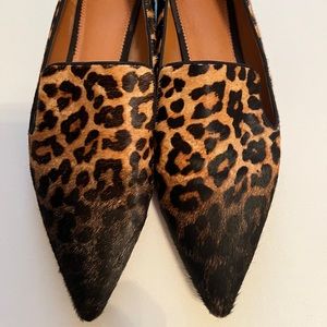 Sarto Leopard print flats